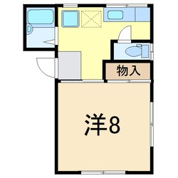 コーポサンシャインの物件間取画像